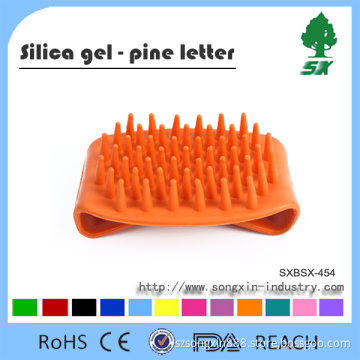 PVC Cat Dog Pet Massage Shower Cleaning Grooming Bath Brush
